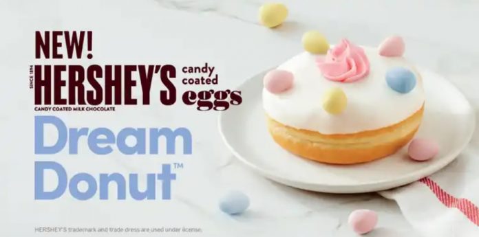 Tim Hortons Welcomes New Hershey's Candy Coated Eggs Dream Donut And New Strawberry Coconut Refresher As Part Of Returning Refreshers Lineup